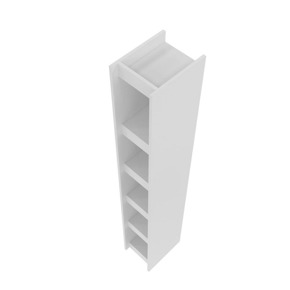 Manhattan Comfort Parana 1.0 White Open Bookcase 30AMC6