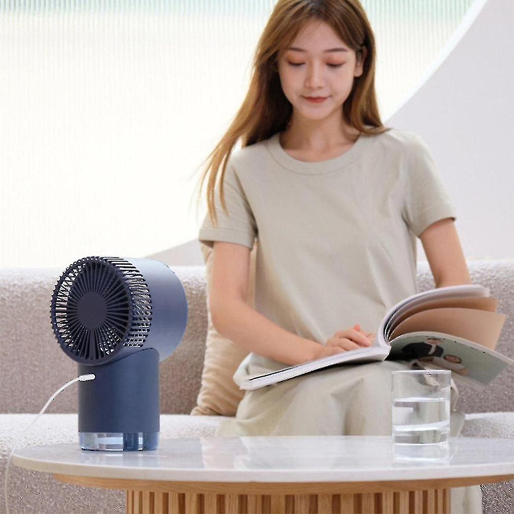 Water-cooled Electric Fan Usb Charging Mini Silent Spray Fan Air-conditioning Air Cooler Four-in-one Portable Air Conditioner