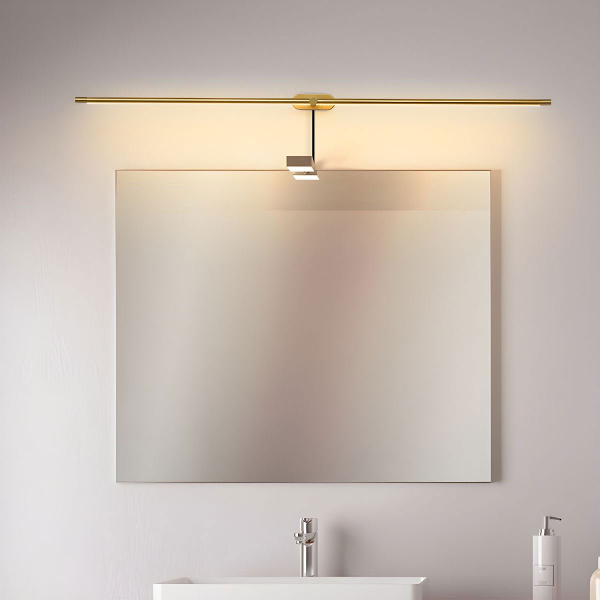 Minimalist Linear Plug-in Wall Lamp