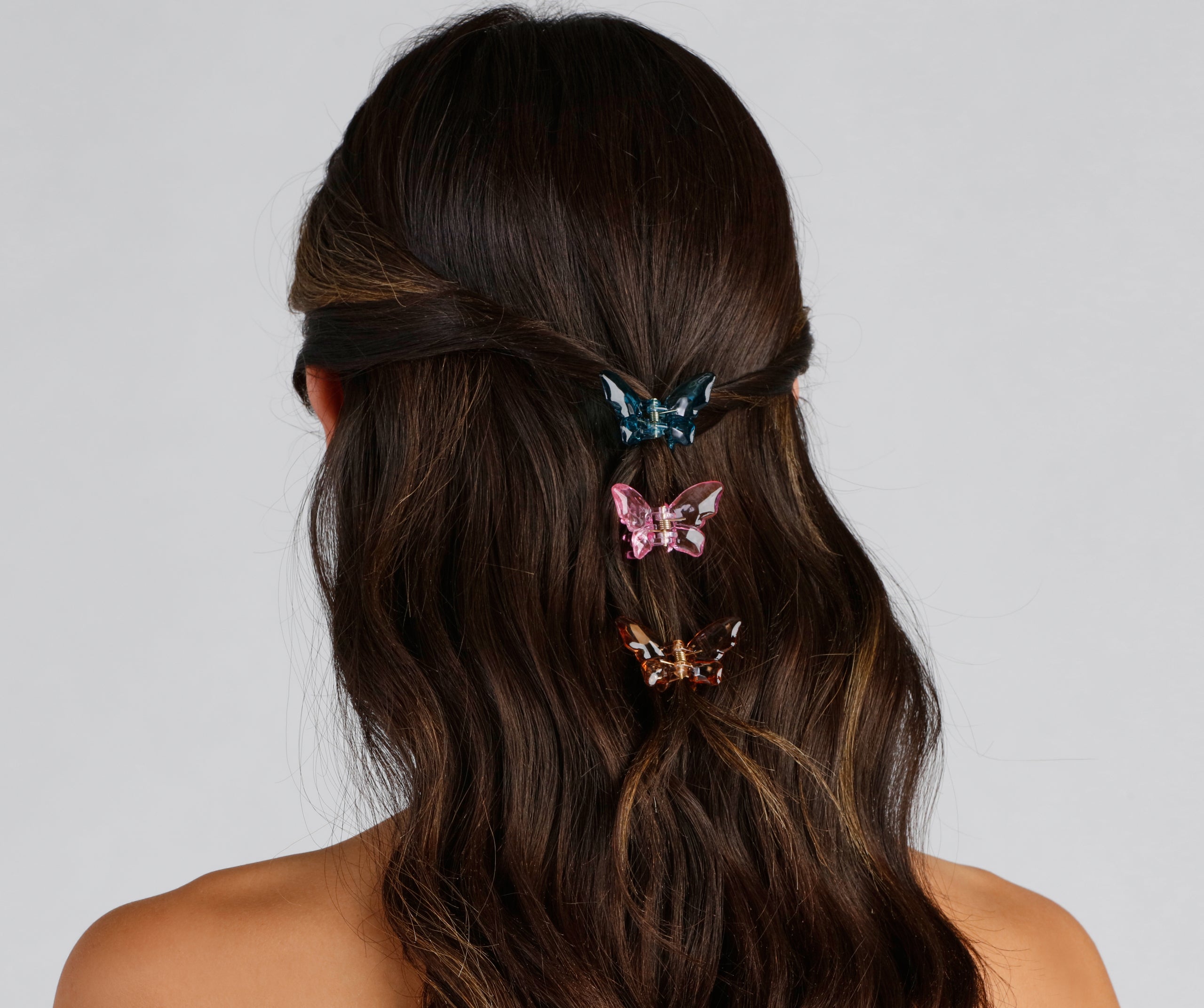 Trendy Girl Mini Butterfly Hair Clips