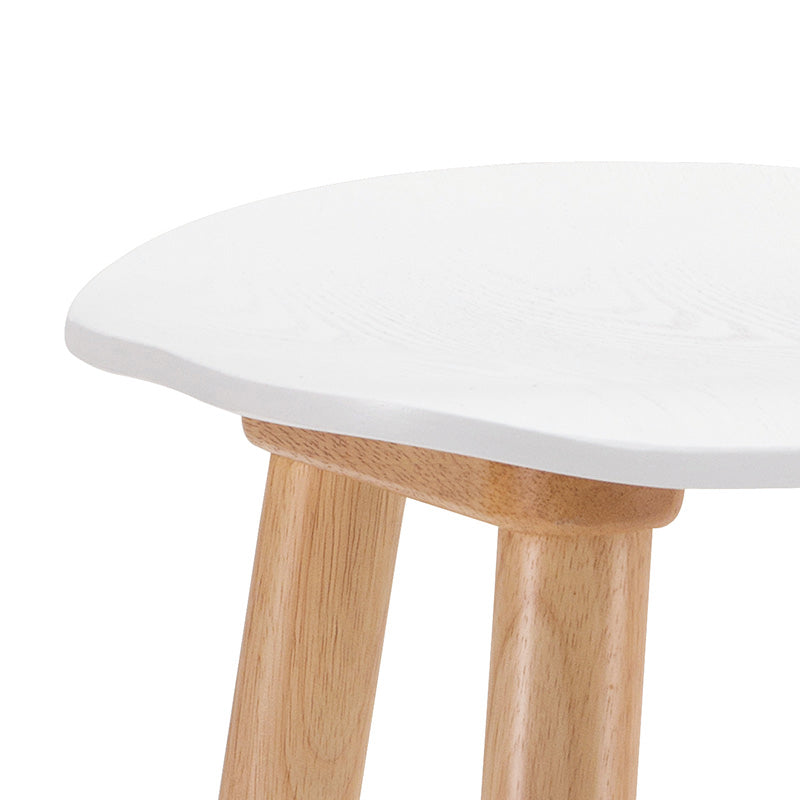 Hetty Counter Stool - Oak + White