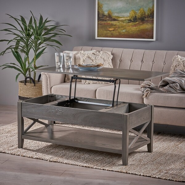 Decatur Farmhouse Lift Top Coffee Table by Christopher Knight Home