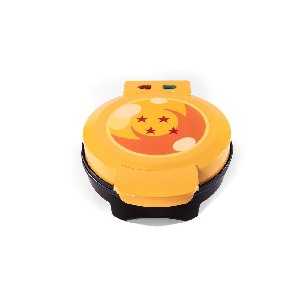 Uncanny Brands 900-Watt Dragon Ball Z Dragon Ball Yellow American Waffle Maker WM1-DBZ-DB1