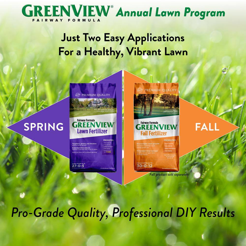 GreenView 16.5 lbs. Fairway Formula Lawn Fertilizer Covers 5000 sq. ft. (27-0-5) 2129187