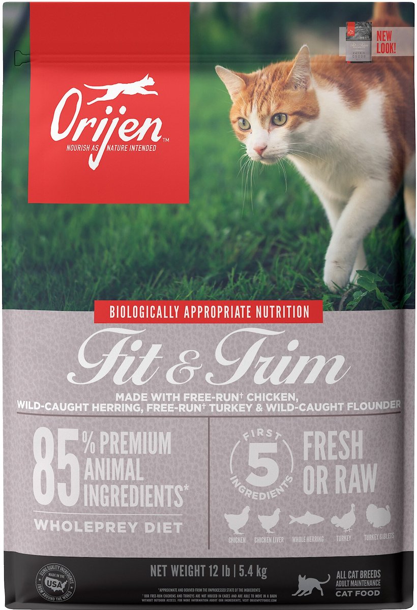 ORIJEN Grain Free Fit and Trim Dry Cat Food