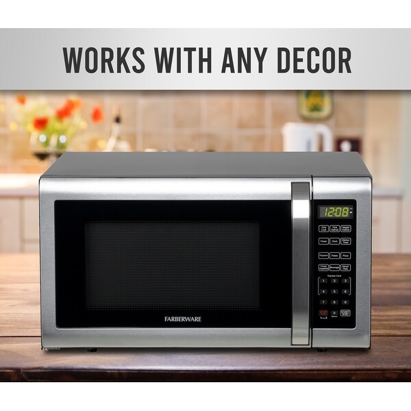 1.6 Microwave Oven， Brushed Stainless Steel Shopping - The Best Deals on Over-the-Range Microwaves | 38888661