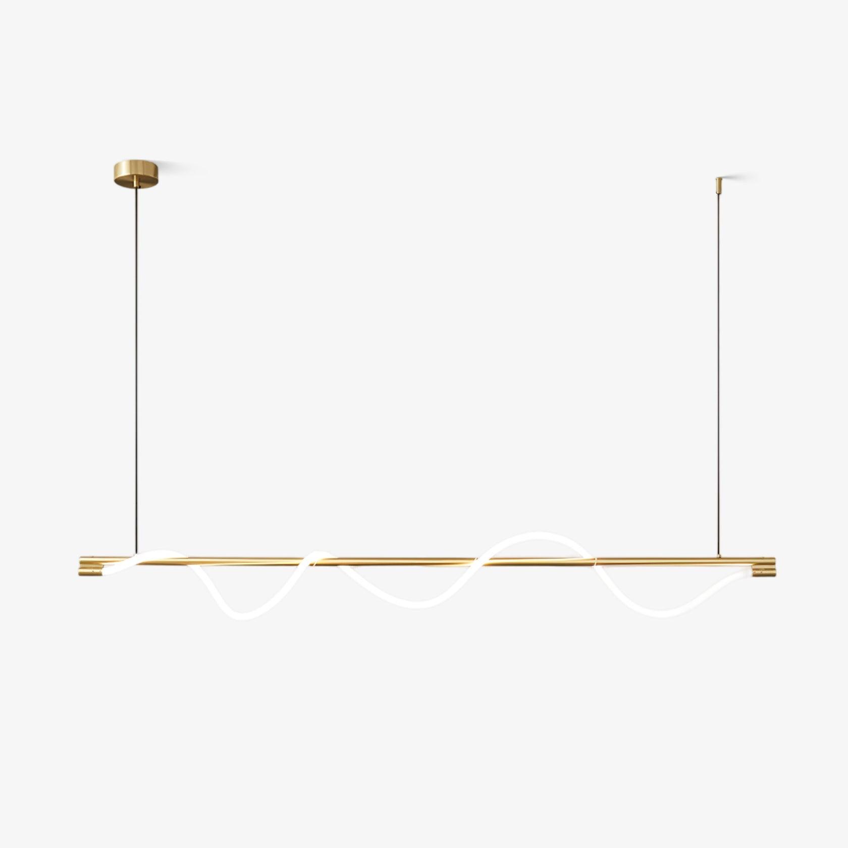 Linear Curve Island Pendant Lamp