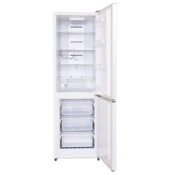 11 cu. ft. Retro frost free refrigerator with bottom freezer