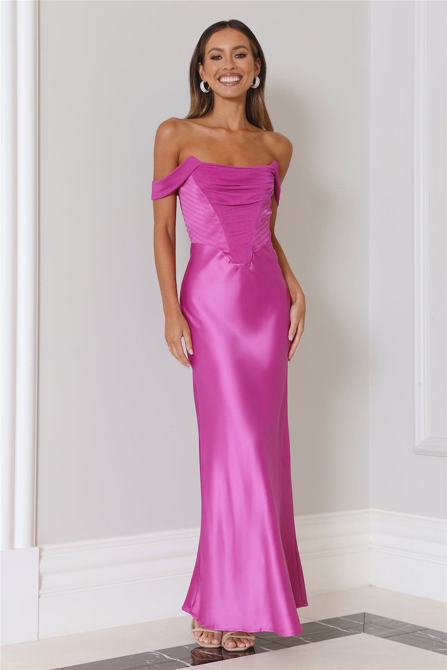 Princess Moment Maxi Dress Purple