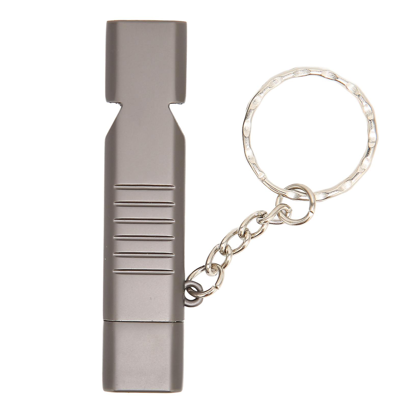 Whistle Flash Drive Sos Outdoor Waterproof 120db Sound Multifunction Zinc Alloy U Disk With Key Chain For Computer16gb