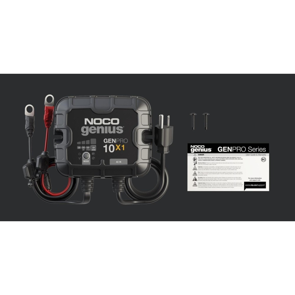 Noco Battery Charger 12V 10A Fully Automatic Waterproof On Board ;