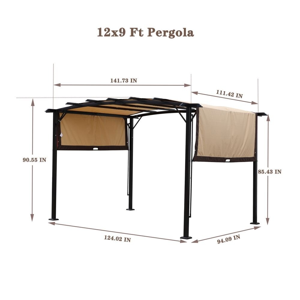 12 x 9 Ft Outdoor Patio Gazebo