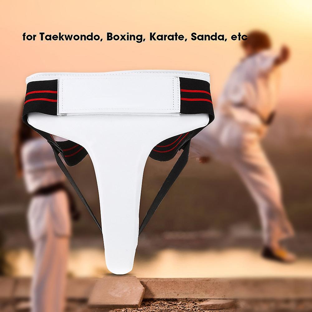 Women Taekwondo Groin Guard Boxing Karate Jockstrap Sanda Crotch Protector (m)