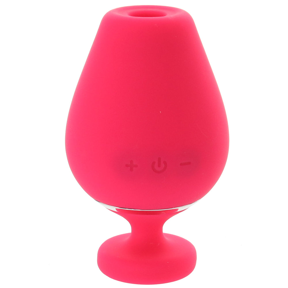 Vino Rechargeable Vibrating Sonic Vibe in Pink