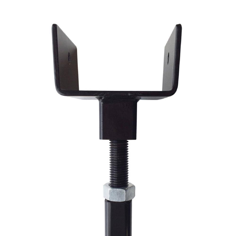 Pylex 32 in. Adjustable Helical Post Black 10565