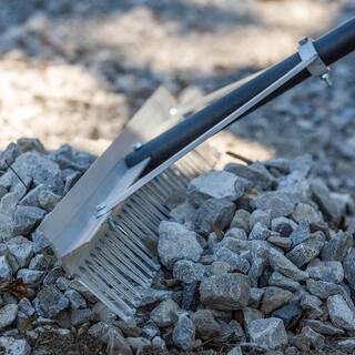 Razor-Back 30 in. Aluminum Landscape Rake 63137