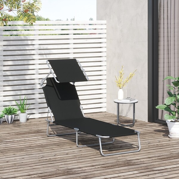 Adjustable Folding Chaise Lounge，Tanning Chair