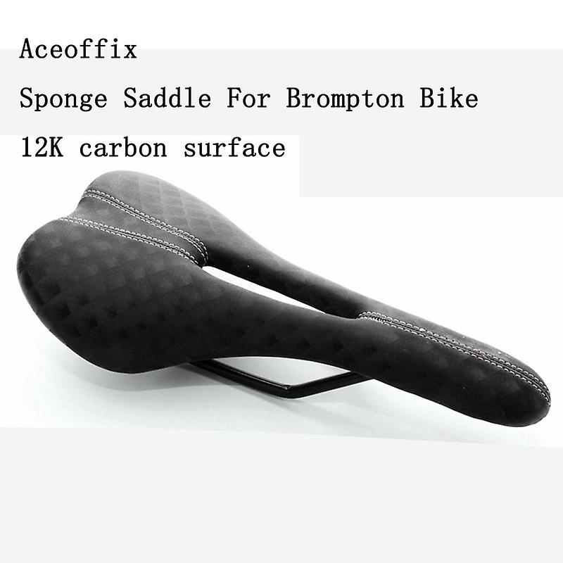 Born Pretty Aceoffix  For Brompton Saddle Carbon Fiber Texture Inner Sponge Cushion