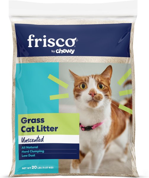 Frisco Natural Unscented Clumping Grass Cat Litter