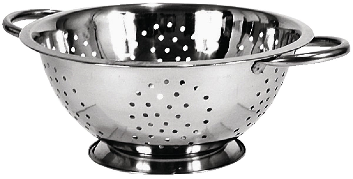 McSunley Stainless Steel Colander 3 Qt. Silver