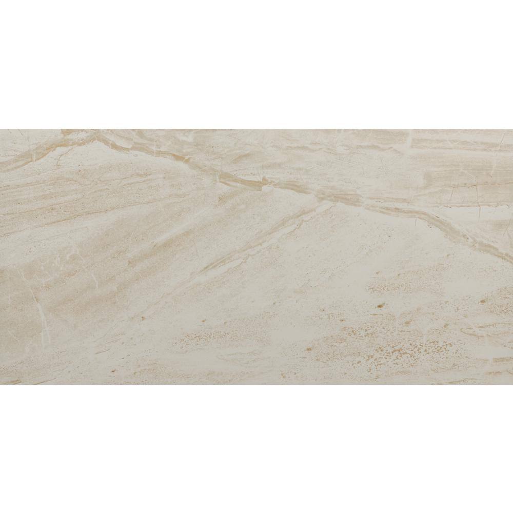 TrafficMaster Vigo Beige 12 in. x 24 in. Matte Ceramic Floor and Wall Tile (448 sq. ft.Pallet) NHDVIGBEI1224P