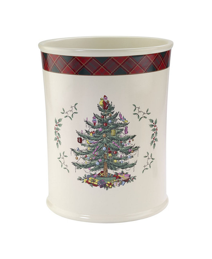 Spode Tartan Wastebasket