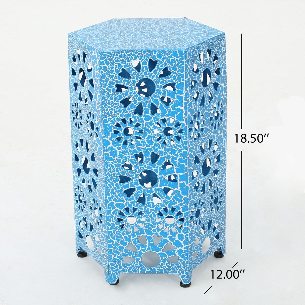 Eliana Outdoor 12 inch and 14 inch Nested Side Table Set by Christopher Knight Home