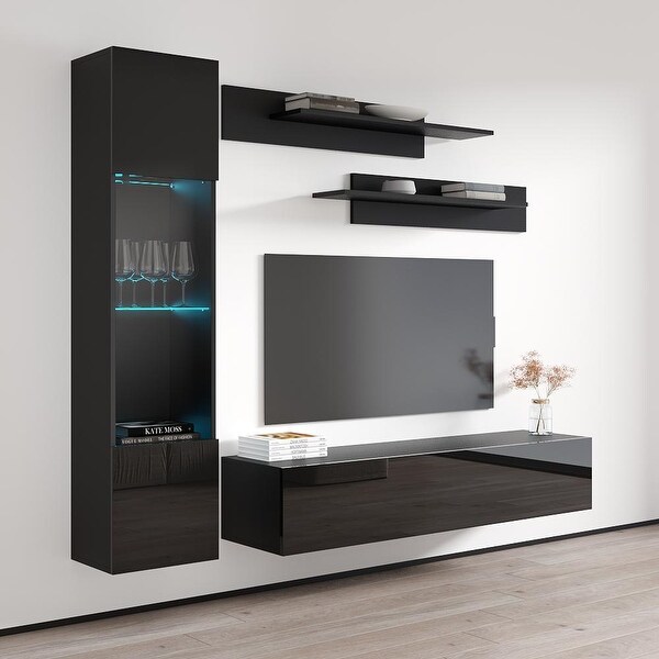 Fly G3 30TV Wall Mounted Floating Modern Entertainment Center