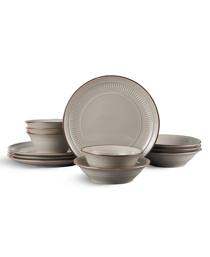 Pfaltzgraff Easton 12 Piece Dinnerware Set