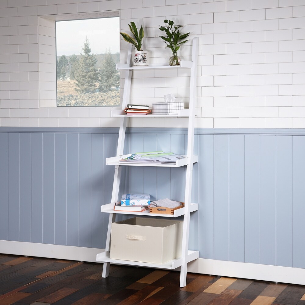 5   Tier Ladder Shelf Bookshelves