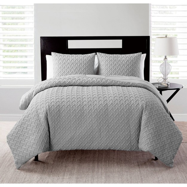 Nina Ii Embossed Comforter Set Vcny Home