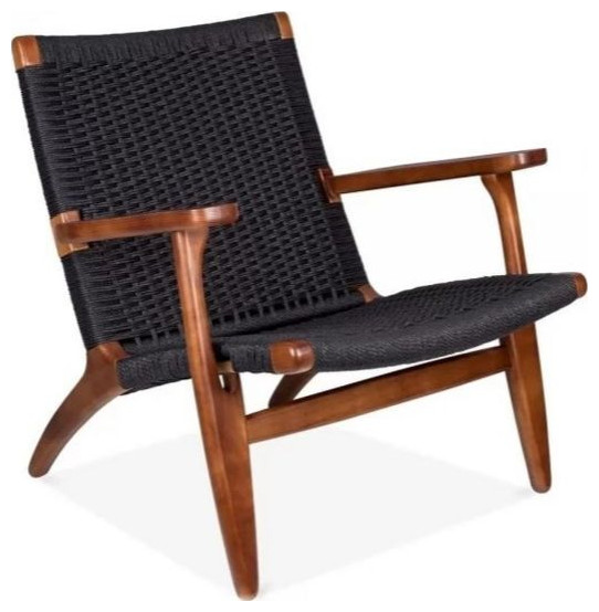 Ash Lounge Chair   Midcentury   Armchairs And Accent Chairs   by HomeCraftDecor  Houzz