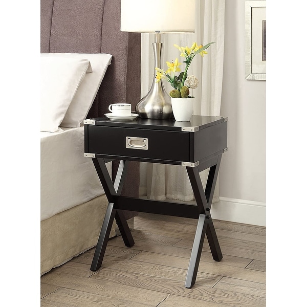 Wooden Side Table with 1 Drawer