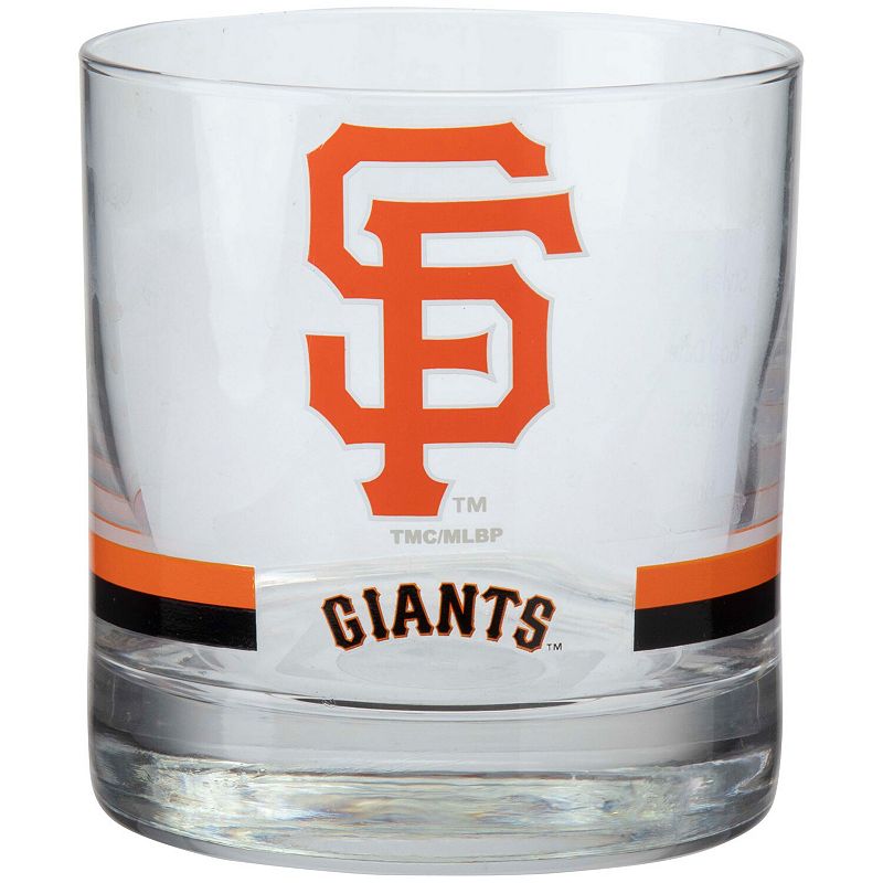 San Francisco Giants Banded Rocks Glass