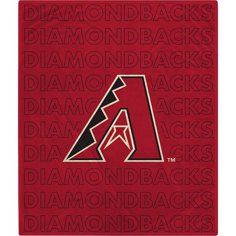 Arizona Diamondbacks 60 x 70 Echo Wordmark Plush Blanket