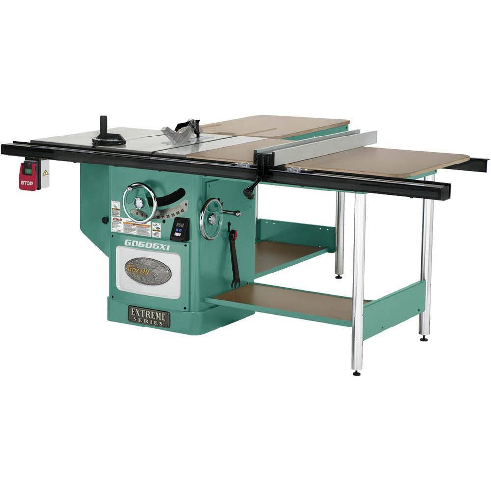 Grizzly Industrial 12 in. 7-12 HP 3-Phase Extreme Table Saw G0606X1