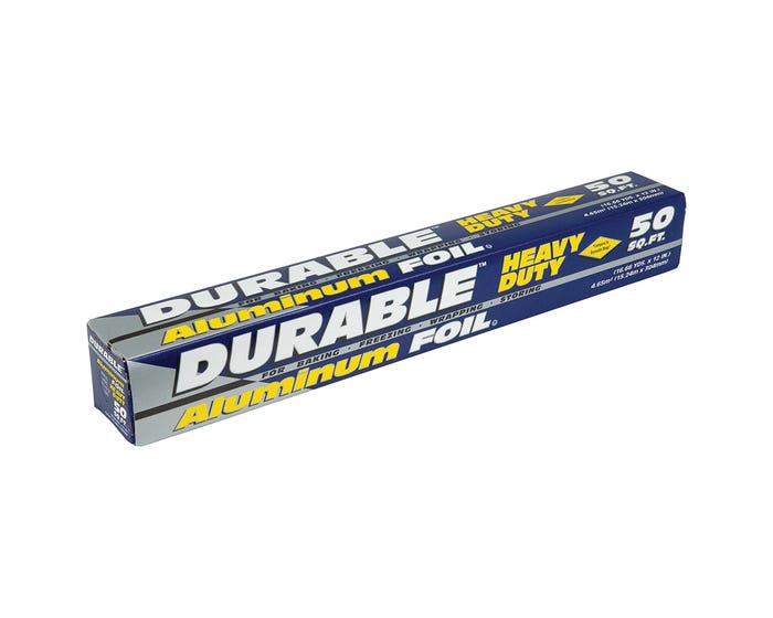 Durable Heavy Duty Aluminum Foil 50 sq ft - 56430158