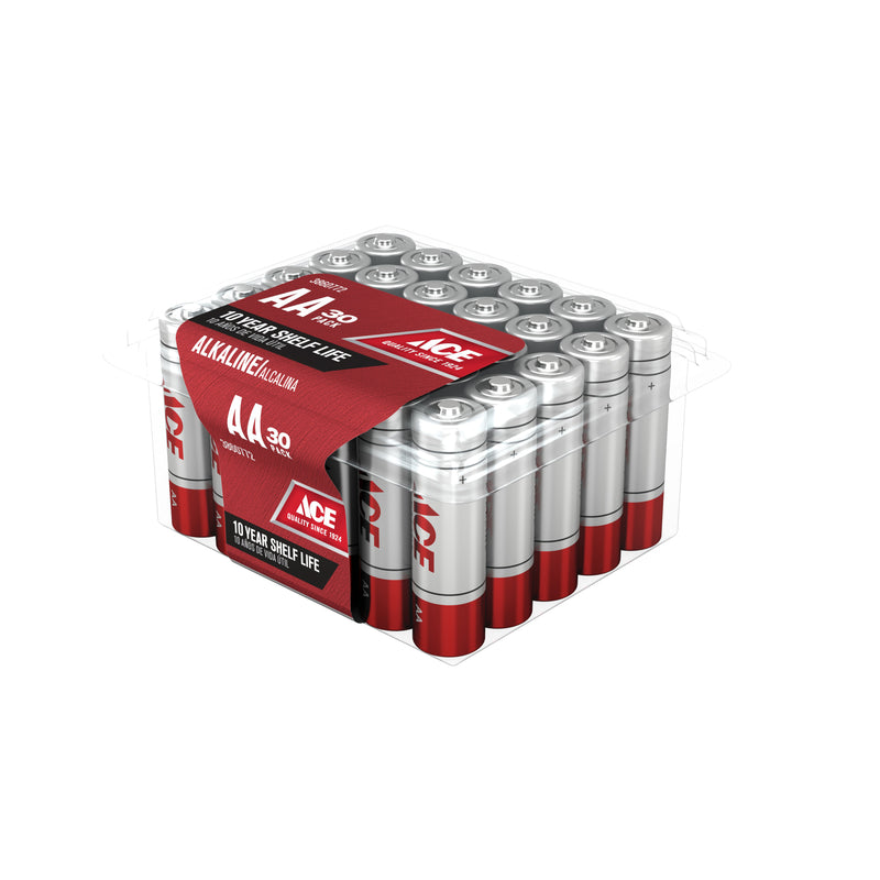 BATTERY ALKALINE AA 30PK