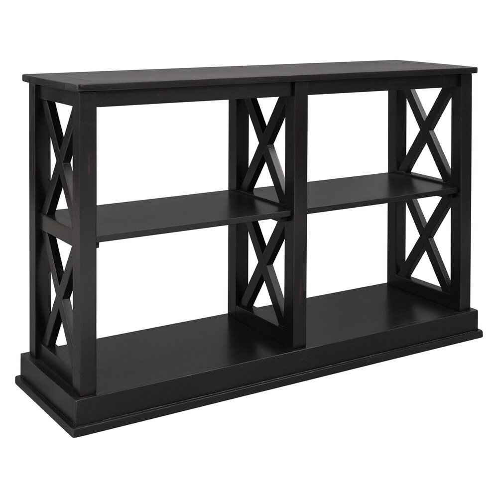 Console Table with 3 Tier Open Storage