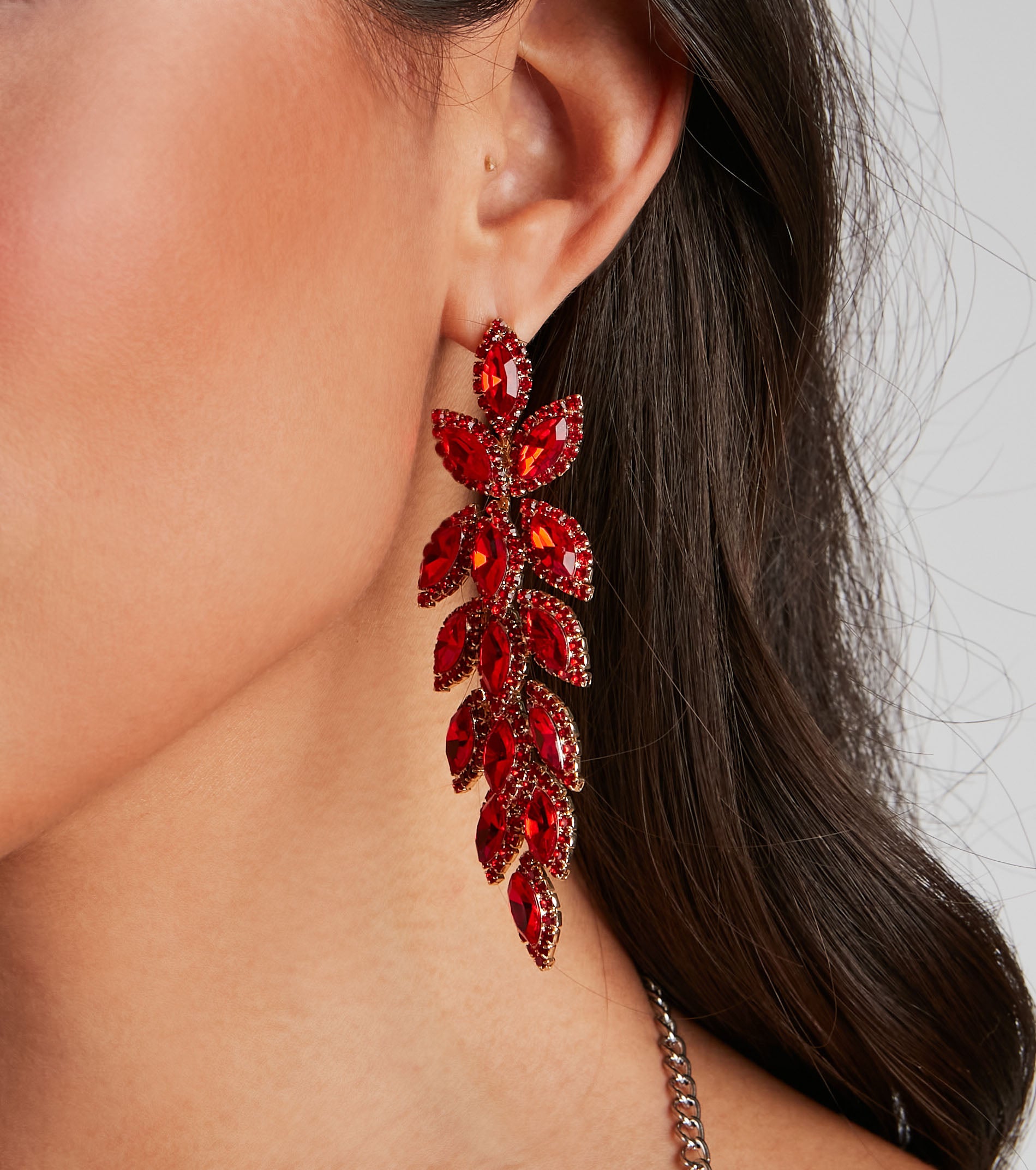 Marquise Rhinestone Earrings