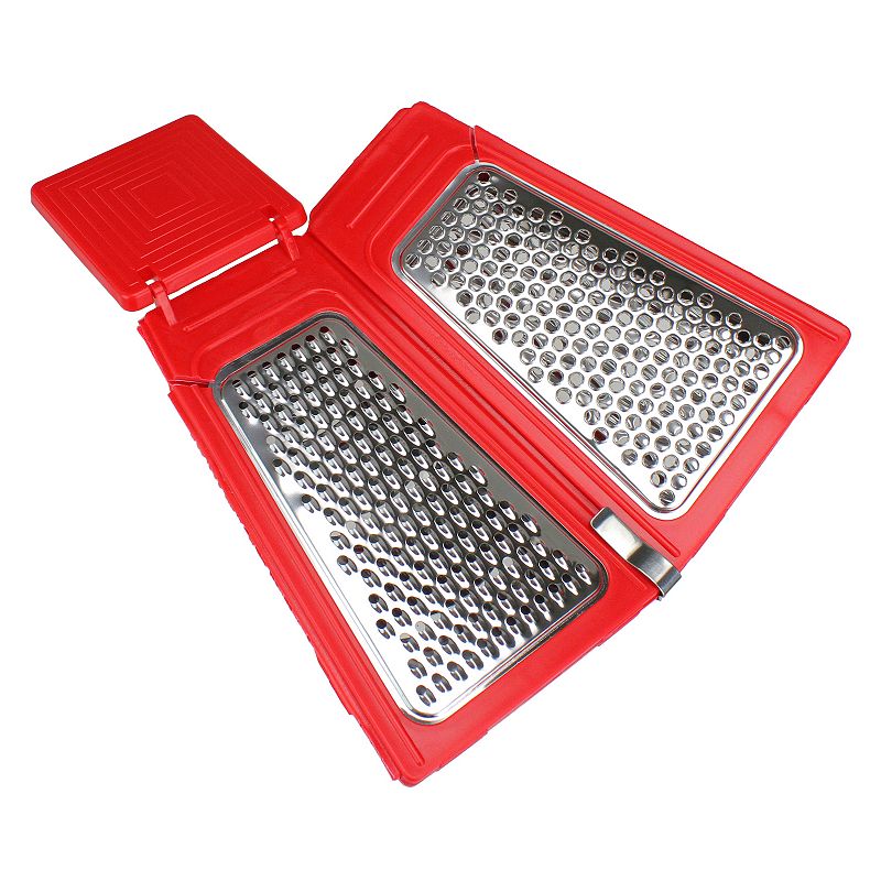 8.25 Red Collapsible Box Kitchen Grater