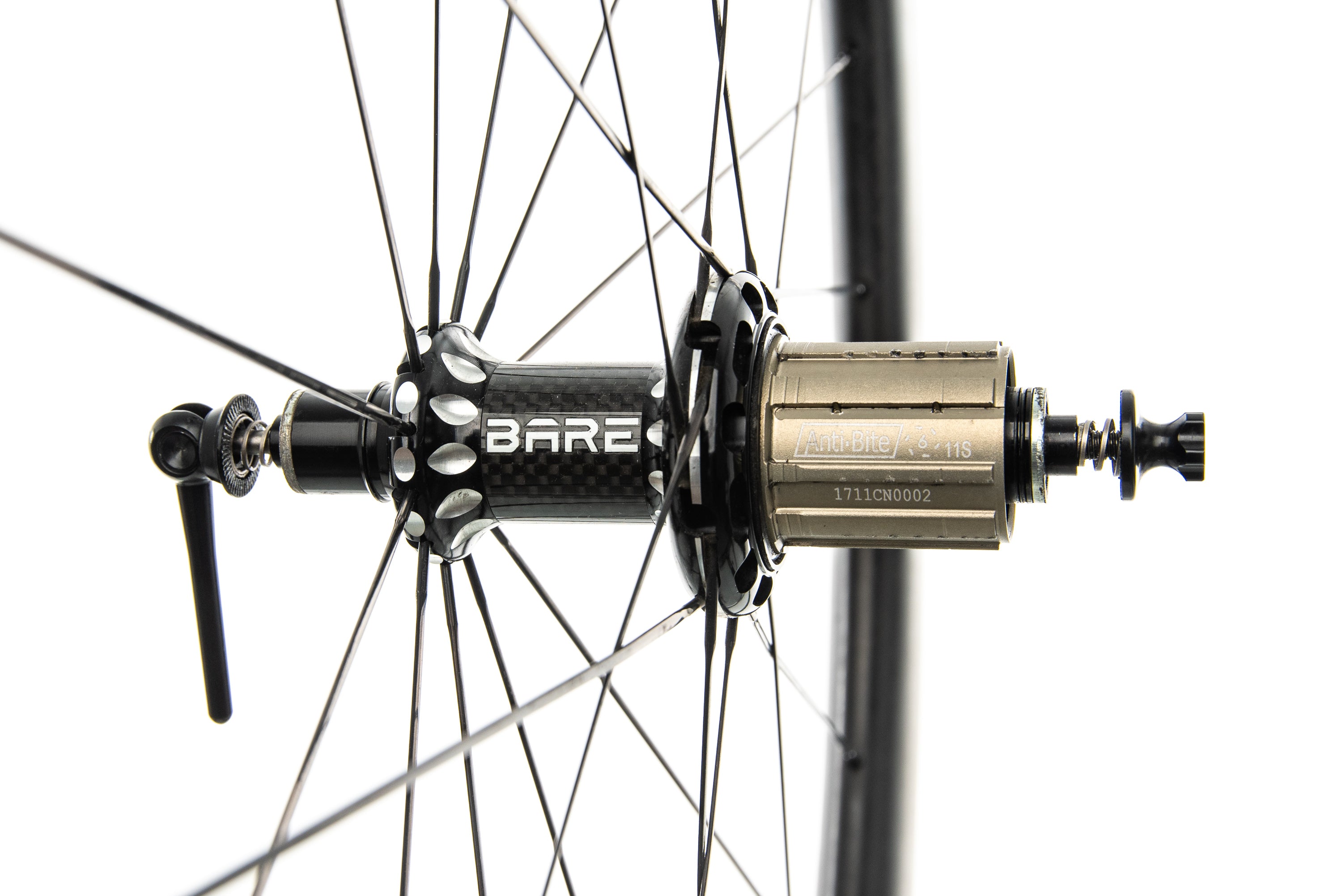 Bare Composites Carbon Clincher 700c Rear Wheel