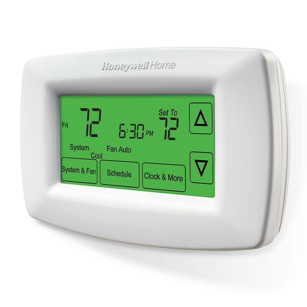 Honeywell Home 7-Day Programmable Thermostat with Touchscreen Display RTH7600D