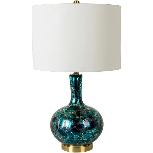 Suzannah Modern Bold Painted Glass Table Lamp - 27