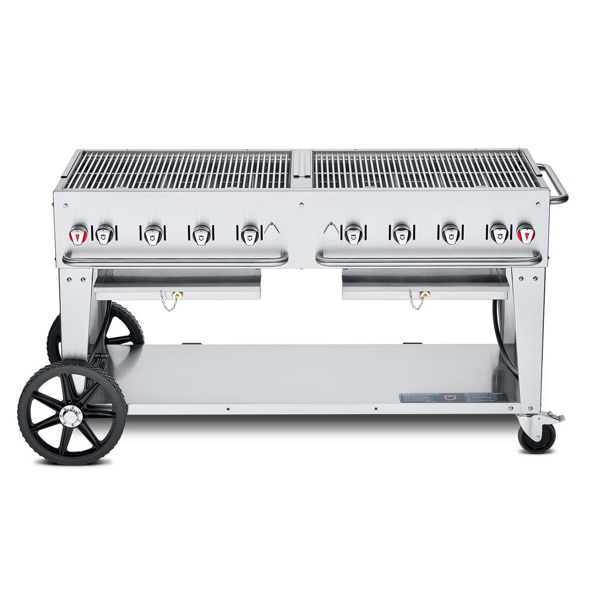 Crown Verity 60-Inch Single Inlet (Bulk Tanks Only) Mobile Propane Grill