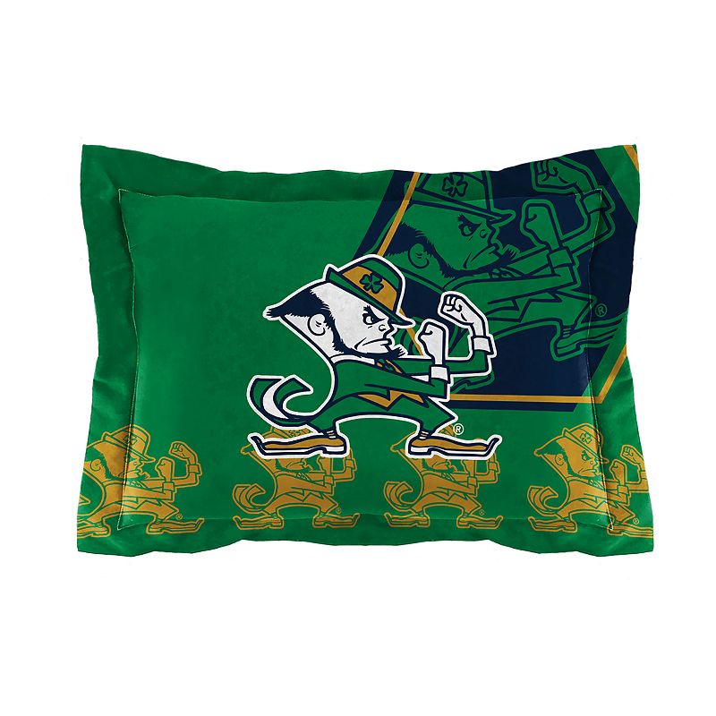 The Northwest Notre Dame Fighting Irish Twin Comforter Set with Sham