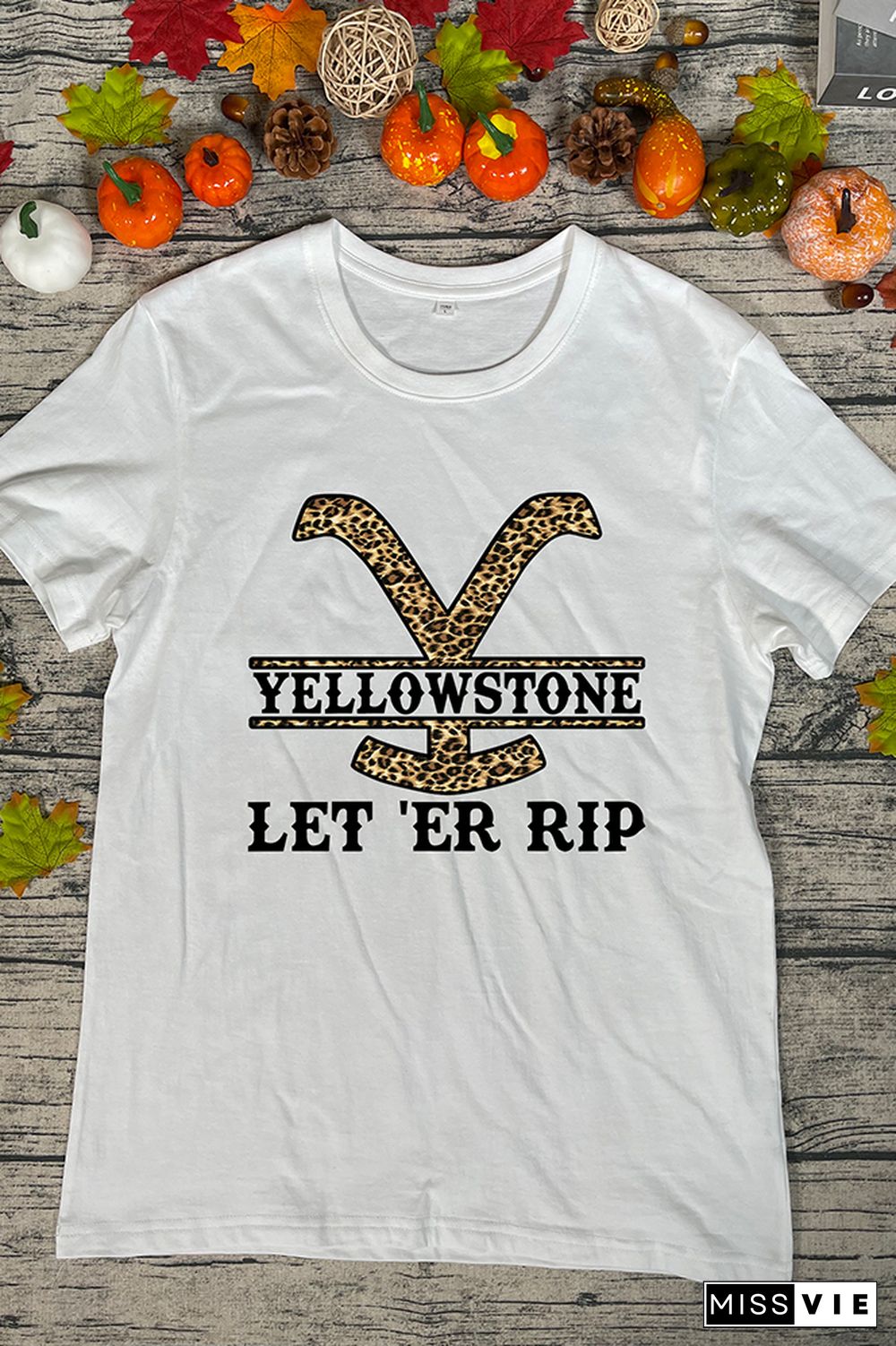 Yellowstone Graphic Tee Short Sleeves Wholesale