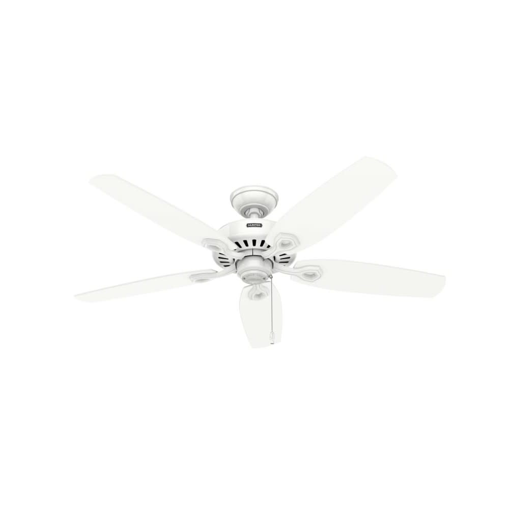 Hunter Builder Plus Ceiling Fan 52 Snow White Snow White ;