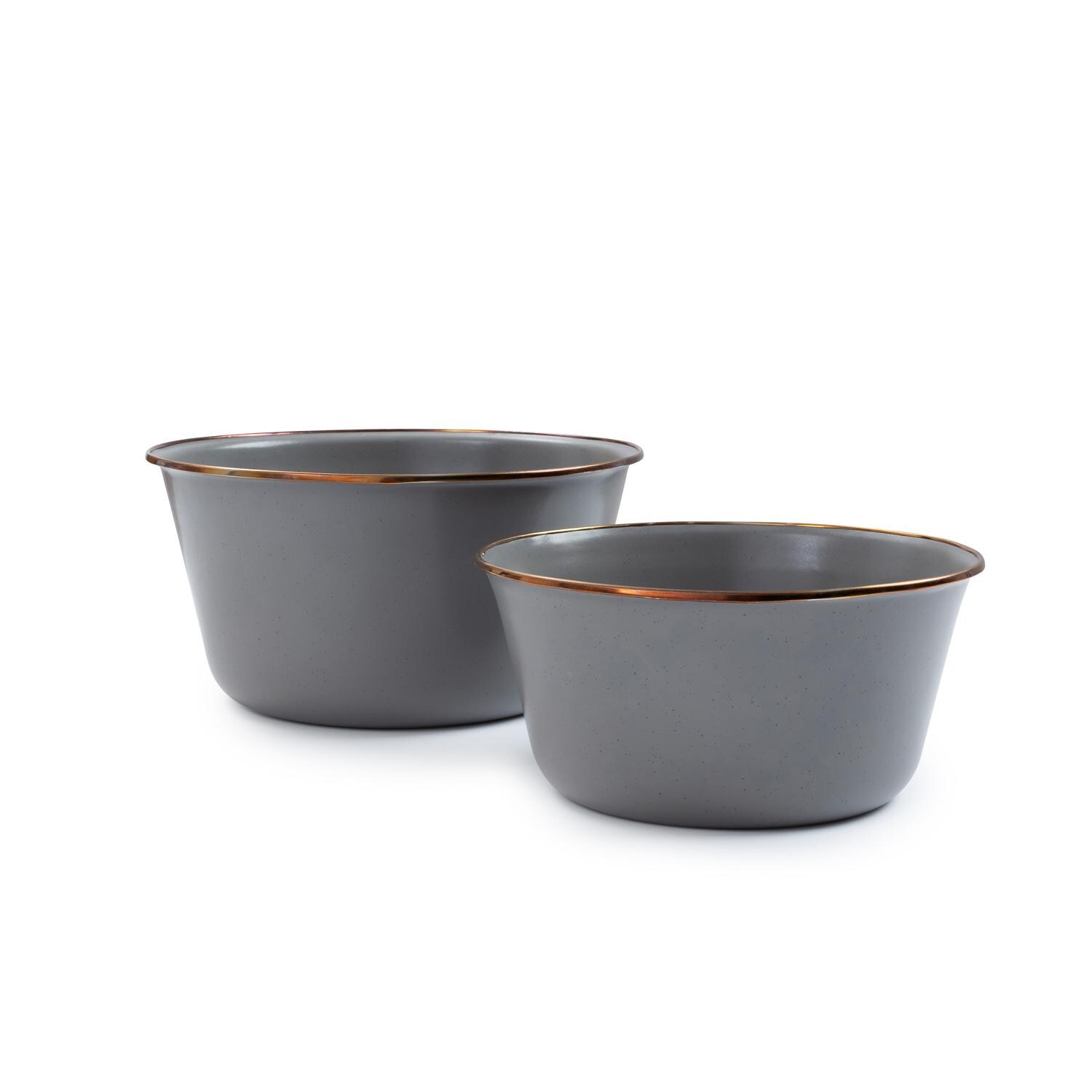 Barebones Living Enamel Mixing Bowl Set