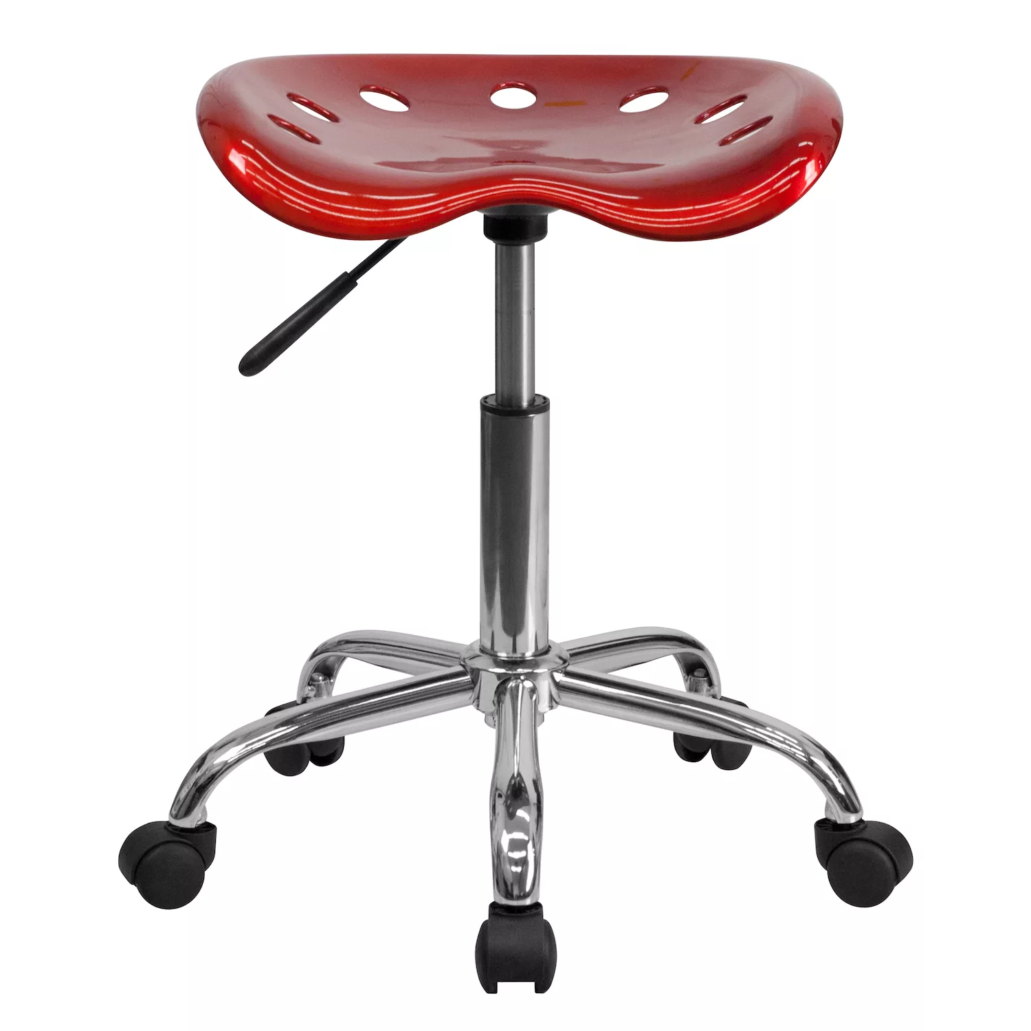 Flash Furniture Taylor Wine Red Tractor Seat Stool